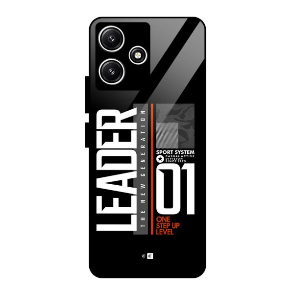 The New Leader Glass Back Case for Poco M6 Pro