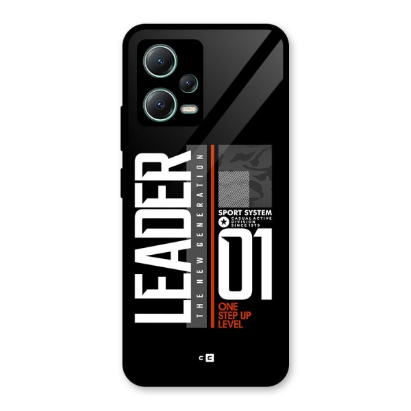 The New Leader Glass Back Case for Poco X5