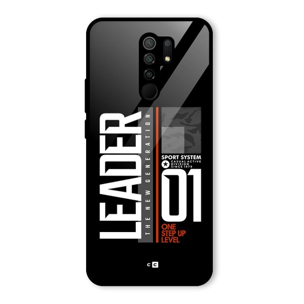 The New Leader Glass Back Case for Redmi 9 Prime