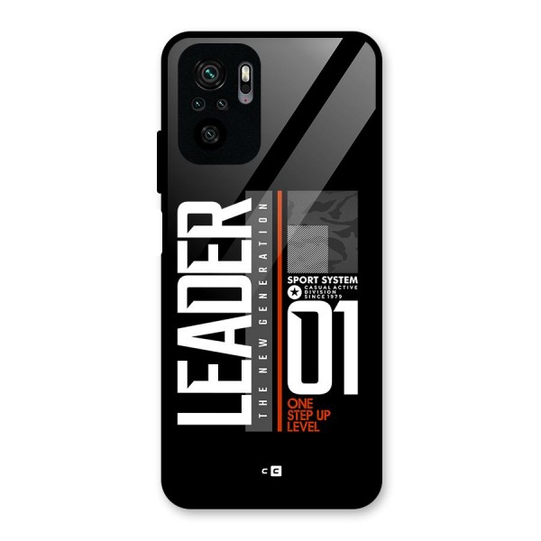 The New Leader Glass Back Case for Redmi Note 10