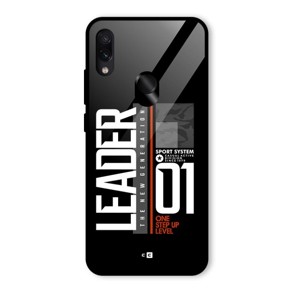 The New Leader Glass Back Case for Redmi Note 7