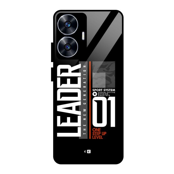 The New Leader Glass Back Case for realme C55