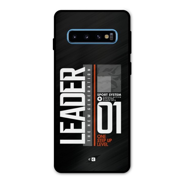 The New Leader Metal Back Case for Galaxy S10