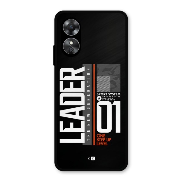 The New Leader Metal Back Case for Oppo A17