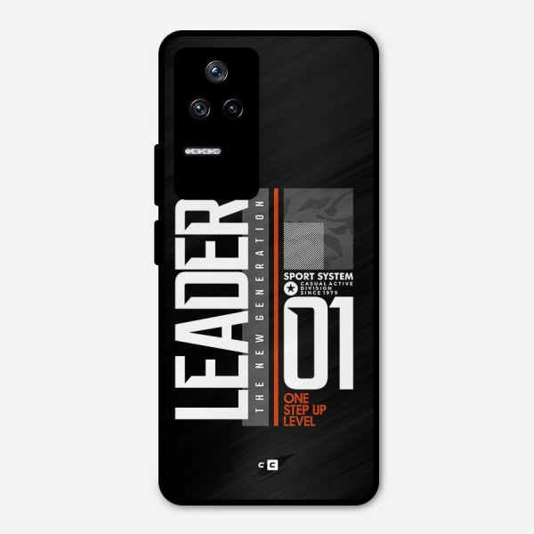 The New Leader Metal Back Case for Poco F4 5G