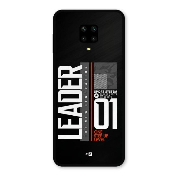 The New Leader Metal Back Case for Poco M2