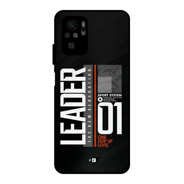 The New Leader Metal Back Case for Redmi Note 10