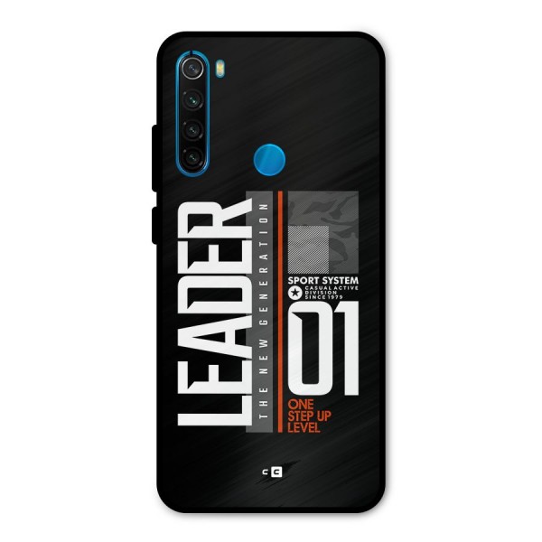 The New Leader Metal Back Case for Redmi Note 8