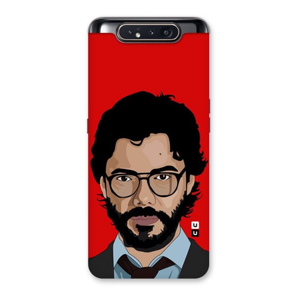 The Professor Illustration Art Back Case for Galaxy A80