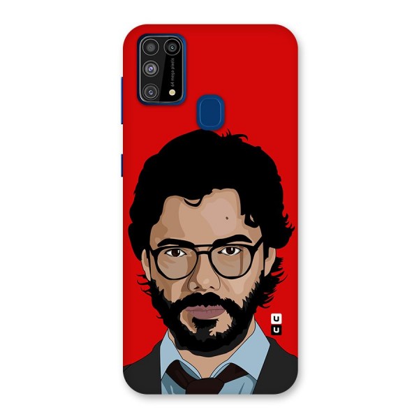 The Professor Illustration Art Back Case for Galaxy F41