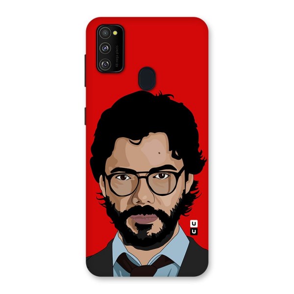 The Professor Illustration Art Back Case for Galaxy M30s