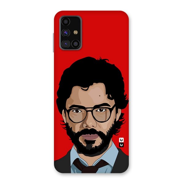 The Professor Illustration Art Back Case for Galaxy M31s