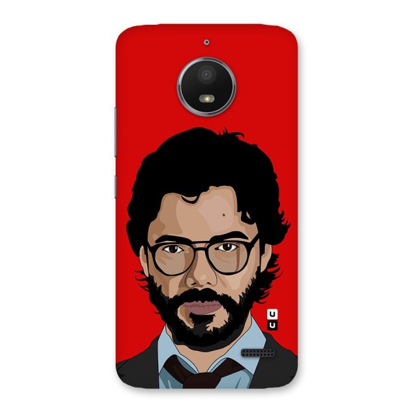 The Professor Illustration Art Back Case for Moto E4