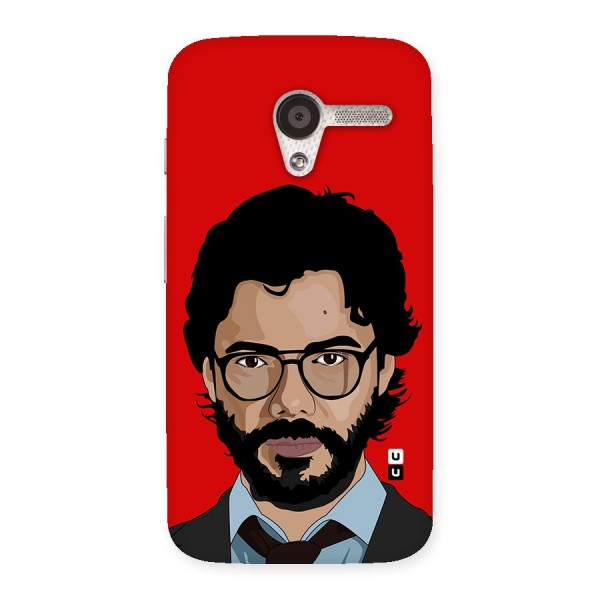 The Professor Illustration Art Back Case for Moto X