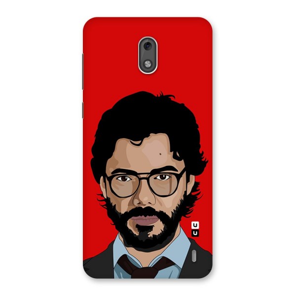 The Professor Illustration Art Back Case for Nokia 2