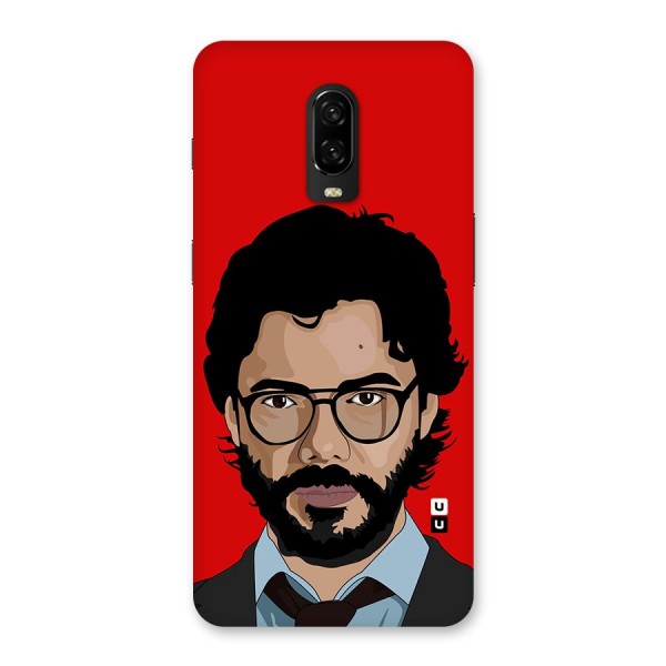 The Professor Illustration Art Back Case for OnePlus 6T