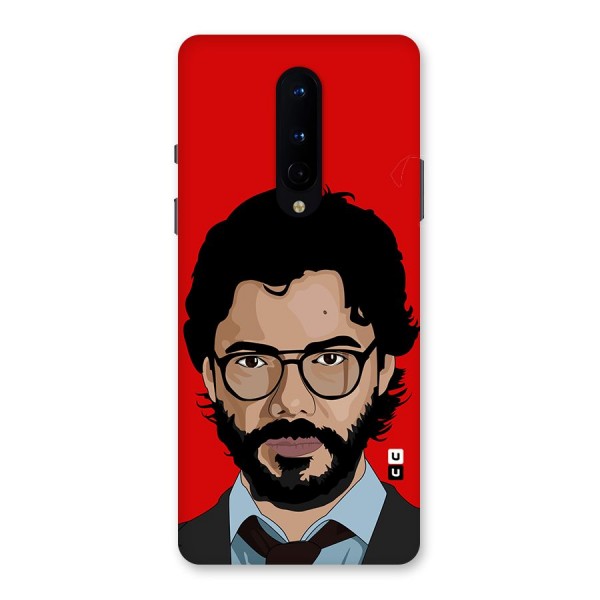 The Professor Illustration Art Back Case for OnePlus 8