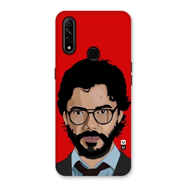 The Professor Illustration Art Back Case for Oppo A31