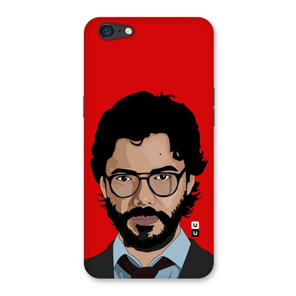 The Professor Illustration Art Back Case for Oppo A71