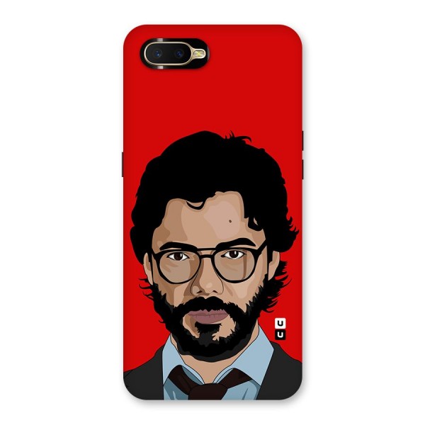 The Professor Illustration Art Back Case for Oppo K1