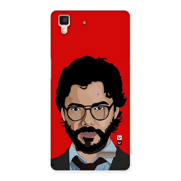 The Professor Illustration Art Back Case for Oppo R7