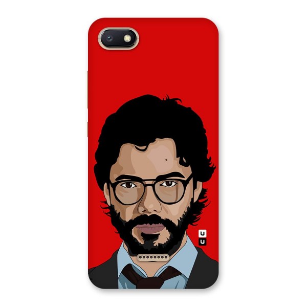 The Professor Illustration Art Back Case for Redmi 6A