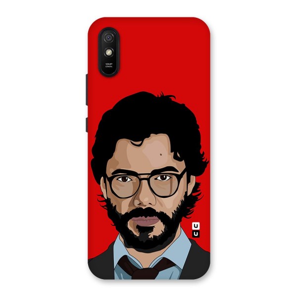 The Professor Illustration Art Back Case for Redmi 9A