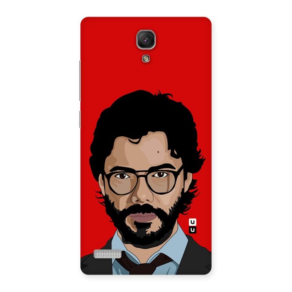 The Professor Illustration Art Back Case for Redmi Note