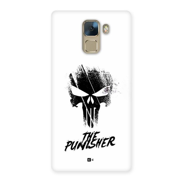 The Punisher Back Case for Honor 7