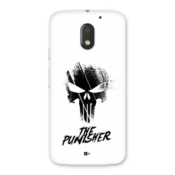 The Punisher Back Case for Moto E3 Power