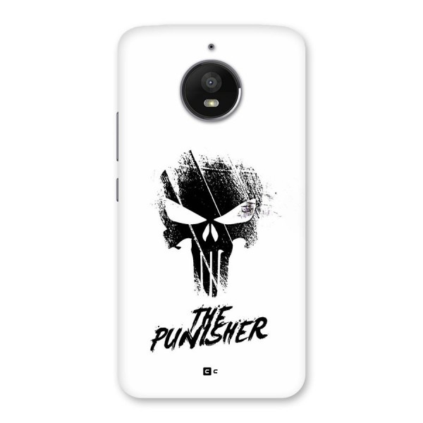 The Punisher Back Case for Moto E4 Plus