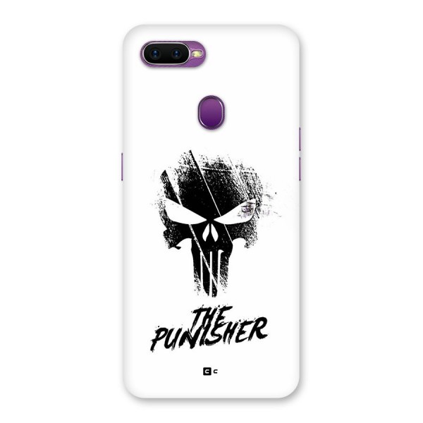 The Punisher Back Case for Oppo F9