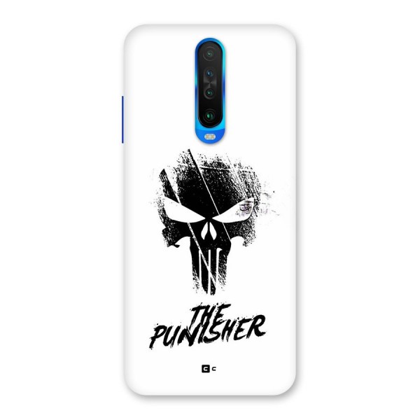 The Punisher Back Case for Poco X2