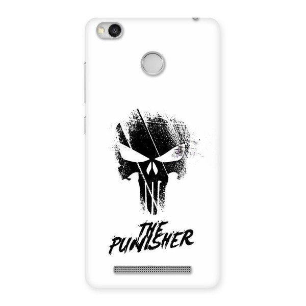 The Punisher Back Case for Redmi 3S Prime