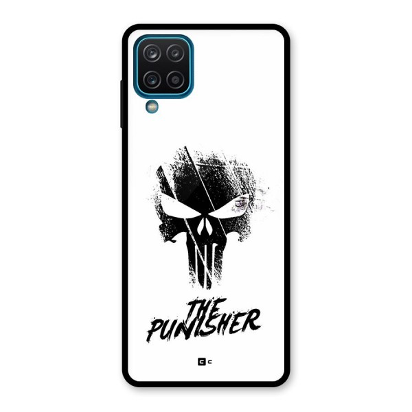 The Punisher Glass Back Case for Galaxy A12