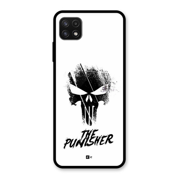 The Punisher Glass Back Case for Galaxy A22 5G