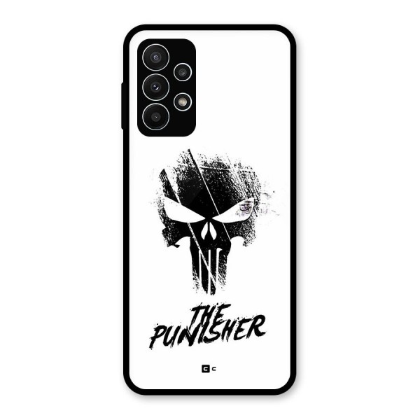 The Punisher Glass Back Case for Galaxy A23