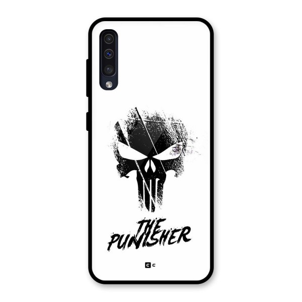 The Punisher Glass Back Case for Galaxy A30s