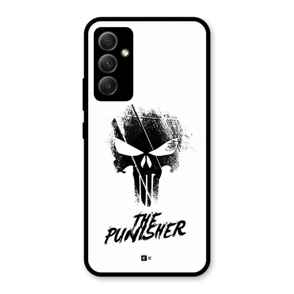 The Punisher Glass Back Case for Galaxy A34