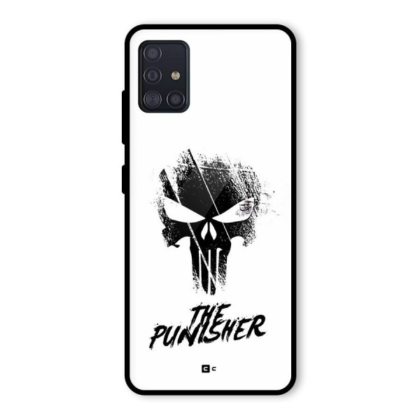 The Punisher Glass Back Case for Galaxy A51