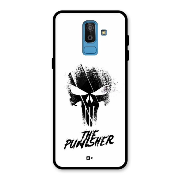 The Punisher Glass Back Case for Galaxy J8