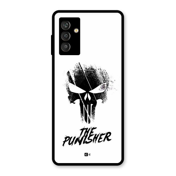 The Punisher Glass Back Case for Galaxy M13