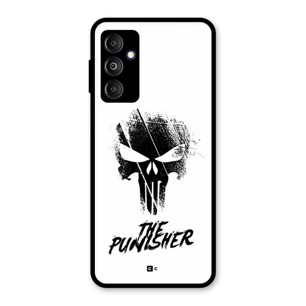 The Punisher Glass Back Case for Galaxy M14 5G