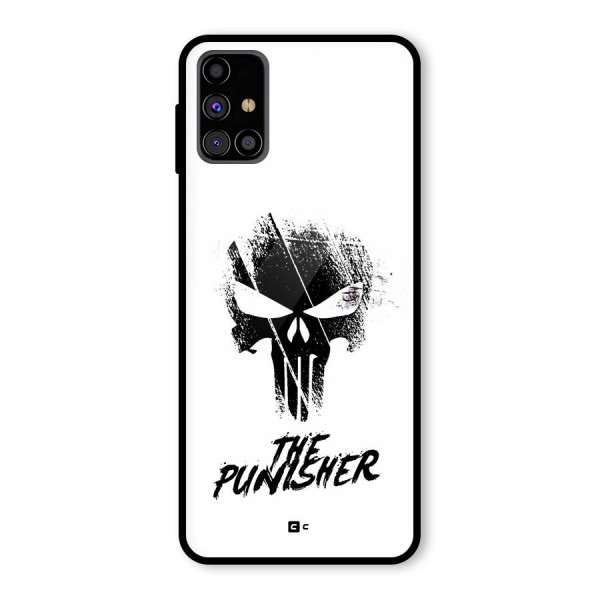 The Punisher Glass Back Case for Galaxy M31s