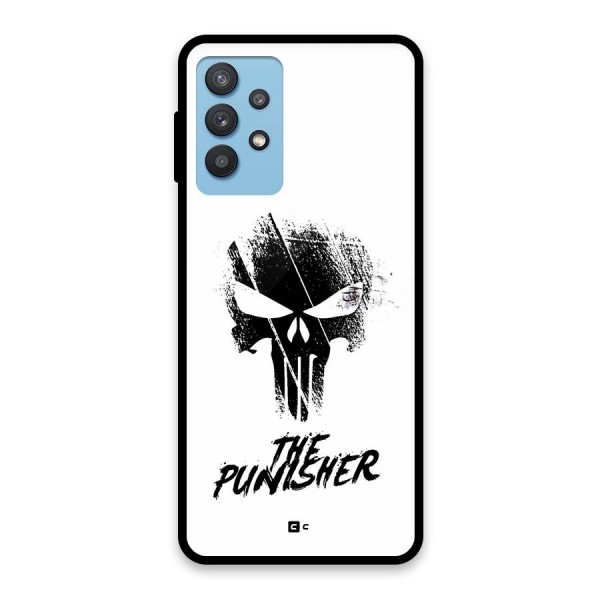 The Punisher Glass Back Case for Galaxy M32 5G