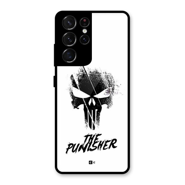 The Punisher Glass Back Case for Galaxy S21 Ultra 5G