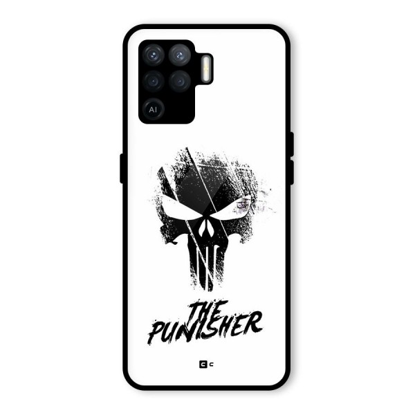 The Punisher Glass Back Case for Oppo F19 Pro