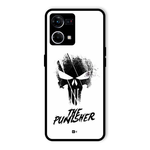 The Punisher Glass Back Case for Oppo F21 Pro 4G