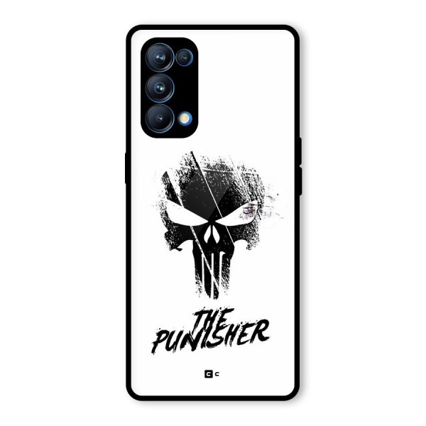 The Punisher Glass Back Case for Oppo Reno5 Pro 5G