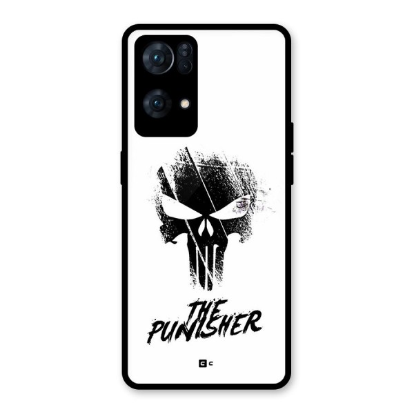 The Punisher Glass Back Case for Oppo Reno7 Pro 5G